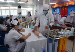 Hội thi tay nghề điều dưỡng, hộ sinh chuyên môn giỏi 2019