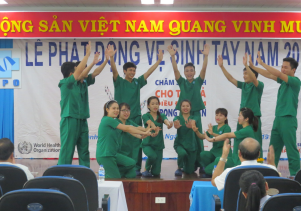 Bệnh viện Sản-Nhi tỉnh phát động ngày hội vệ sinh tay năm 2019