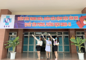 Đoàn viên, thanh niên Bệnh viện Sản-Nhi chung tay phòng chống dịch bệnh Covid- 19
