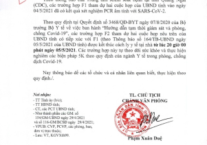 LỜI HIỆU TRIỆU CỦA BỘ TRƯỞNG BỘ Y TẾ