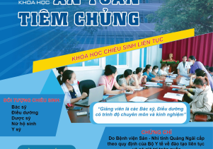 Chiêu sinh khóa học "AN TOÀN TIÊM CHỦNG"
