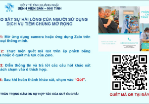 Khảo sát sự hài lòng của người dân đối với các dịch vụ y tế công  2025